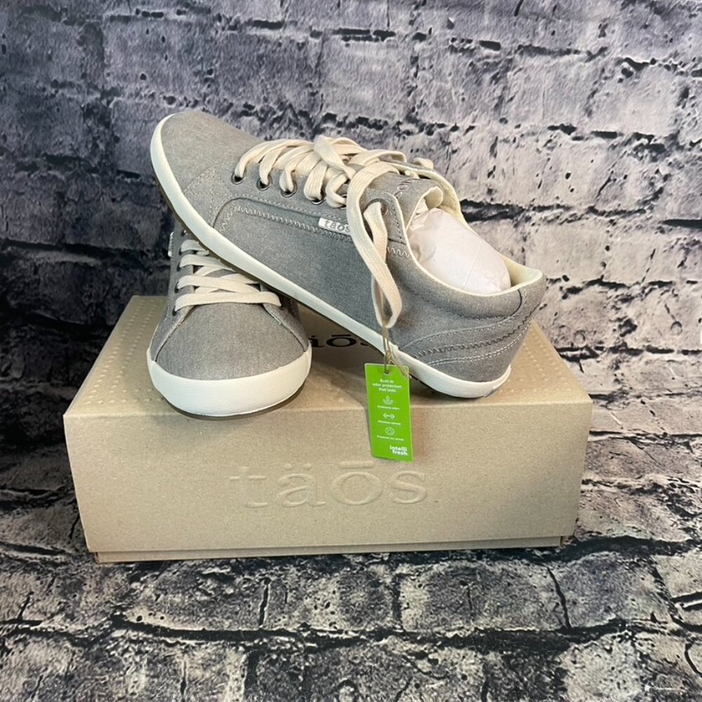 Taos Size 9 Star Grey Wash Canvas Sneakers